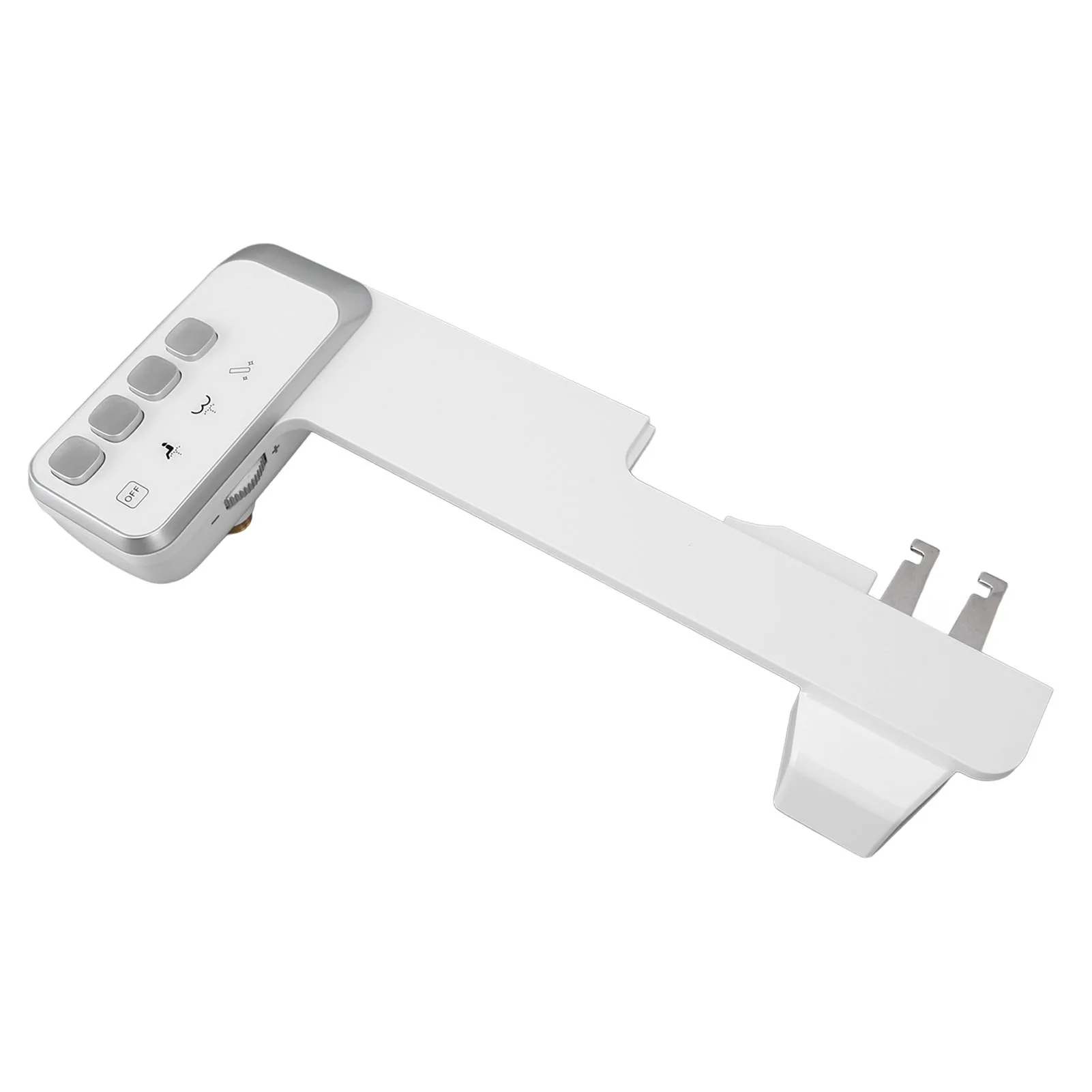 مرفق بيديت قابل للتعديل لضغط الماء بفوهة مزدوجة رفيعة للغاية ومفتاح واحد سريع التفكيك ومرفق مقعد المرحاض #4