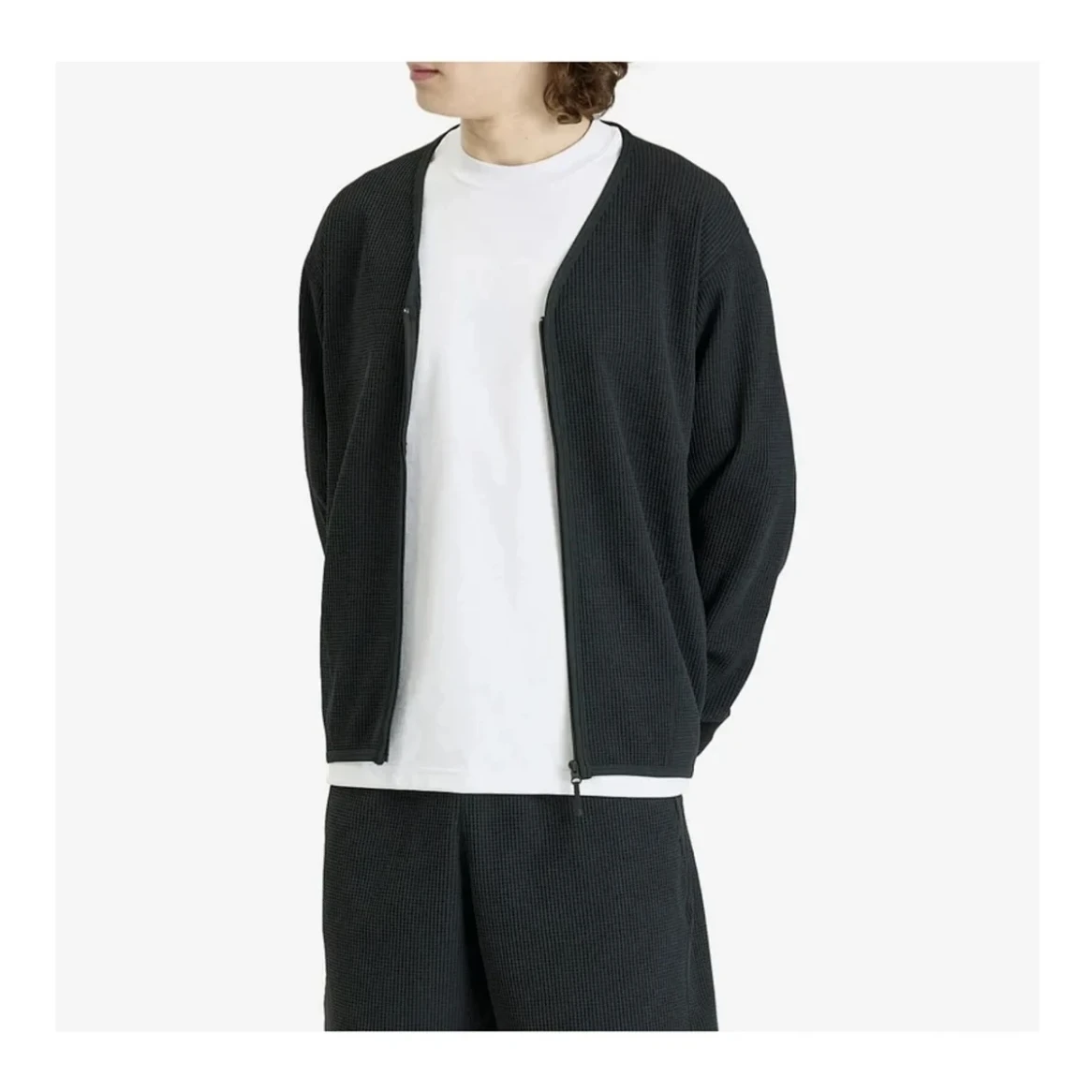 

GDW Вафельный солнцезащитный крем с длинными рукавами, быстросохнущий вязаный кардиган на молнии GL45143