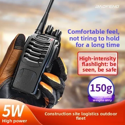 Baofeng BF-888S Handheld Walkie-Talkie, High-Power Wireless Transceiver Outdoor