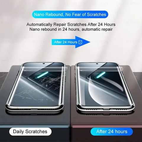 Мягкая гидрогелевая пленка 2 в 1 для Xiaomi Poco X8 Pro Max/X8 Pro/X7 Pro/X7, защитная пленка для экрана и объектива с полным клеевым покрытием ﻿ X 8ProMax X8Pro X7Pro X 7