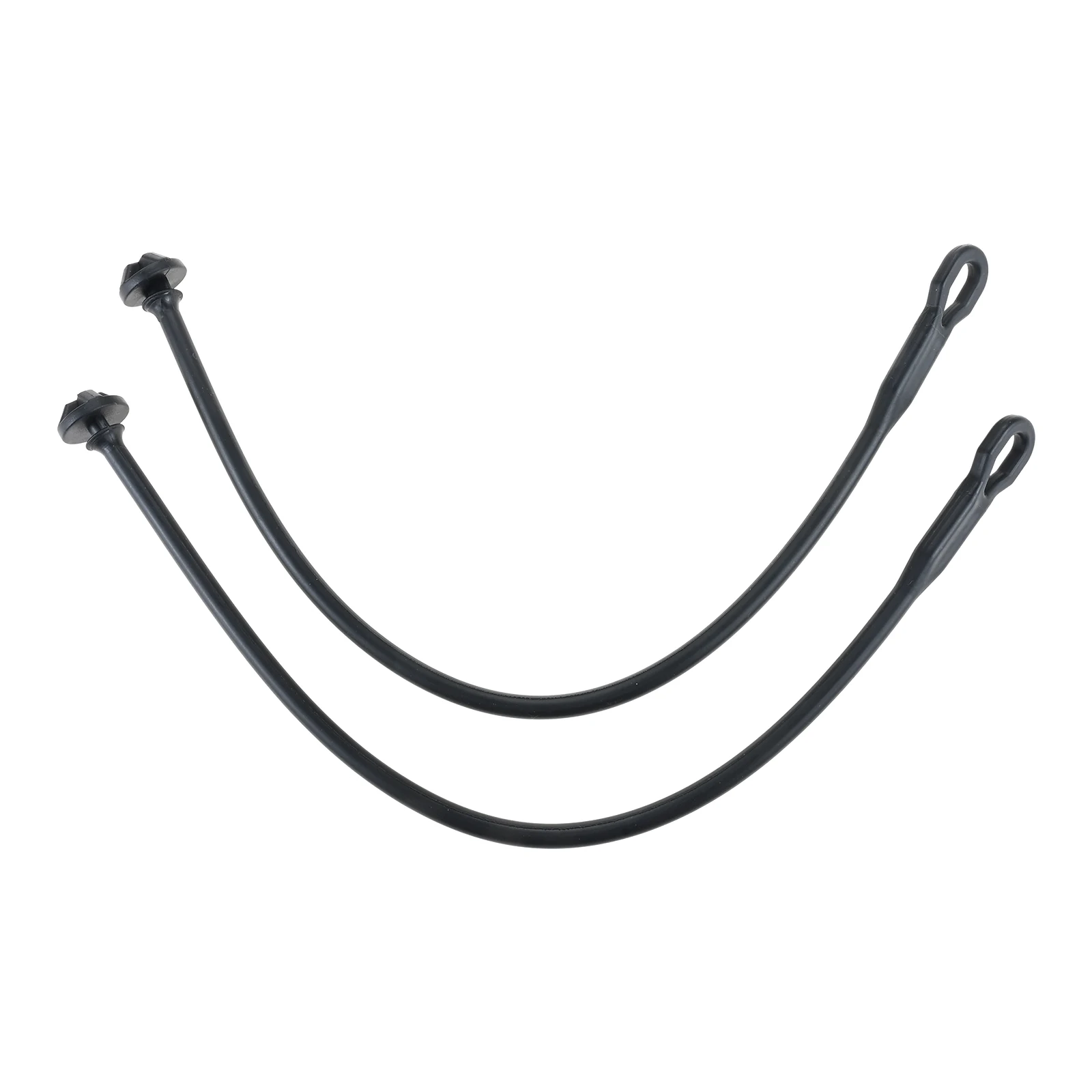 2 pièces Clips de fixation pour étagère de coffre arrière de voiture 1H6863447 Corde de suspension de cloison Corde de traction pour Golf Mk2 Mk3 Accessoires intérieurs