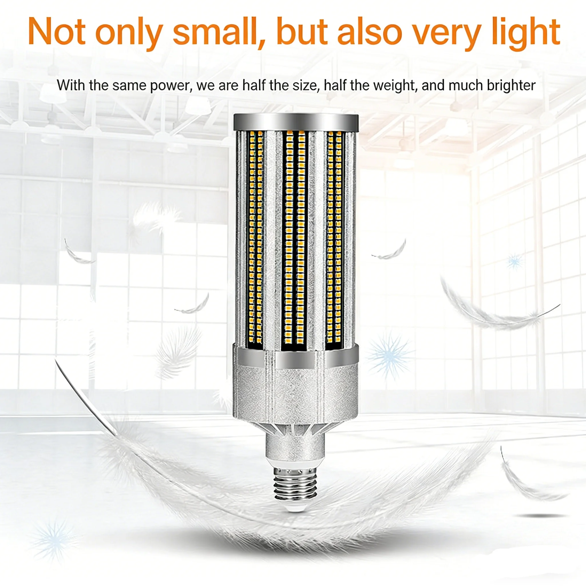 LED corn light E26 E27 E39 E40 aluminum ultra bright energy-saving corn light, high-power indoor lighting