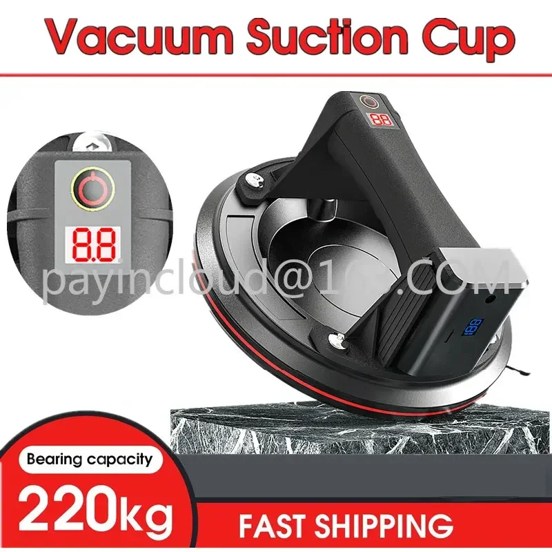 For Granite Tile Glass Manual Lifting Industrial Sucke 8 Inch Vacuum Suction Cup 220kg Bearing Capacity Heavy Duty  Lifter