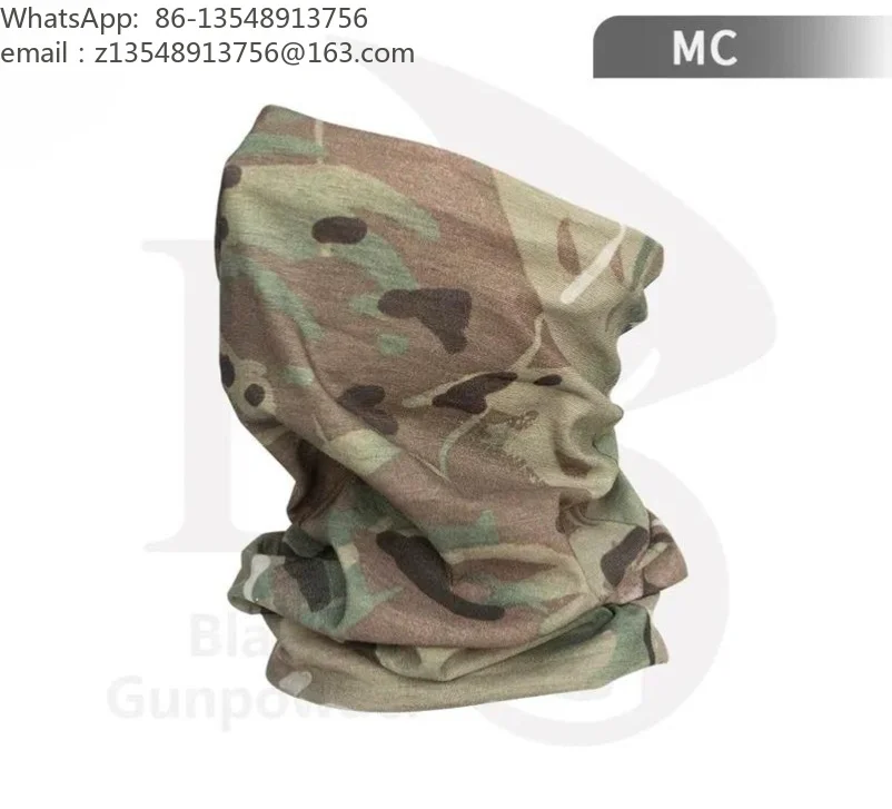 CoolMax Quick Dry Neck Gaiter Outdoor Cycling Scarf Sand Night Tiger Stripe 4 Color German Camo Face Cover