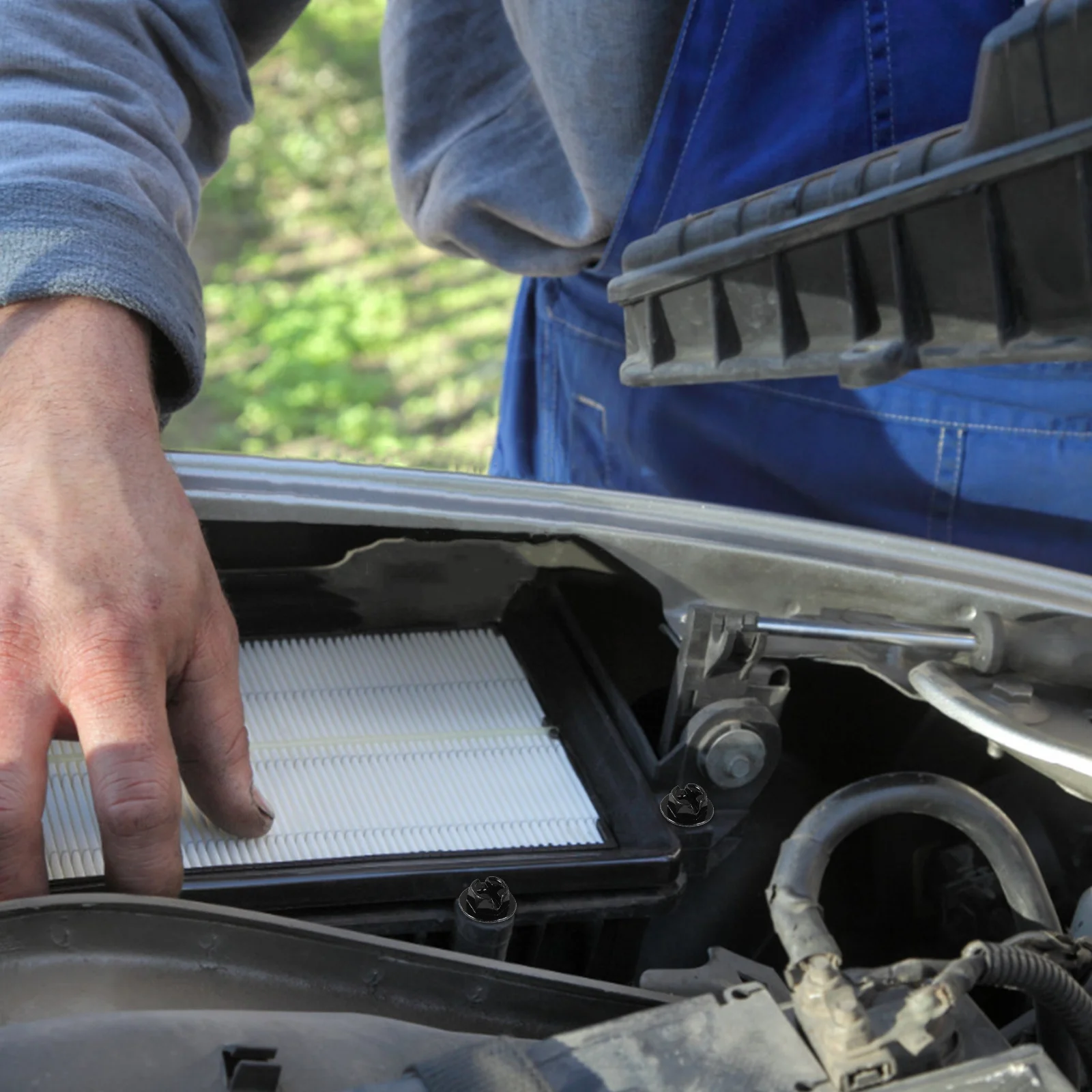 

5Pcs Air Filters Box Retainer Screws Durable Metal Anti Vibration Precision Fit Weatherresistant Smooth Surface Finish