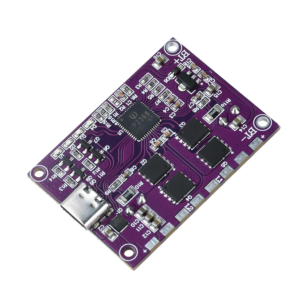 IP2368 двунаправленный модуль быстрой зарядки высокой мощности PD100W Boost Buck модуль быстрой зарядки DIY плата Power Bank
