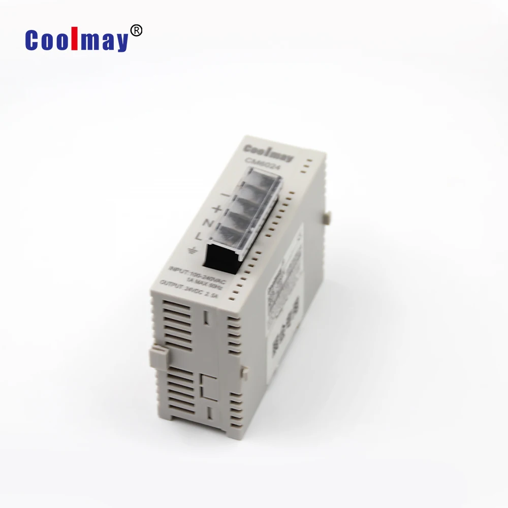 Imagem -02 - Coolmay-fonte de Alimentação Industrial Módulo de Plugue Controlador Painel Hmi 24v 2.5a 60w Fabricado