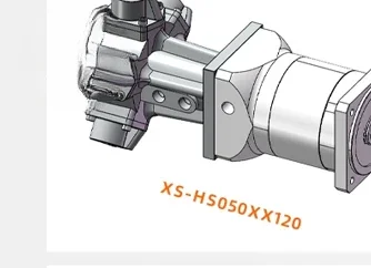 Pneumatic motor with planetary reducer, low speed, high torque, explosion-proof, and stepless speed regulation