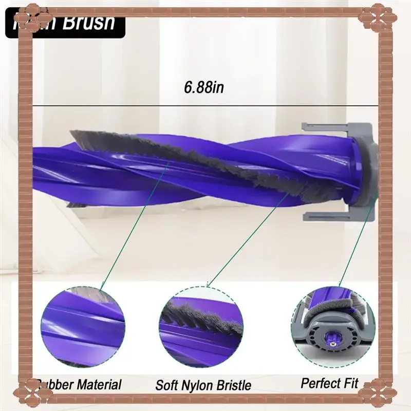 24-Hour Delivery Replacement Parts Set For Narwal Freo X Ultra Z Ultra Robot Vacuum Cleaner-Main Brush, Filter, Dust Bag, Side B