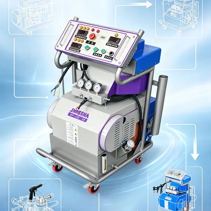 Polyurethane Spray Machine Electric Foam Coating Spraying Tool Open Cell Foam Sprayer For House Thermal Insulation