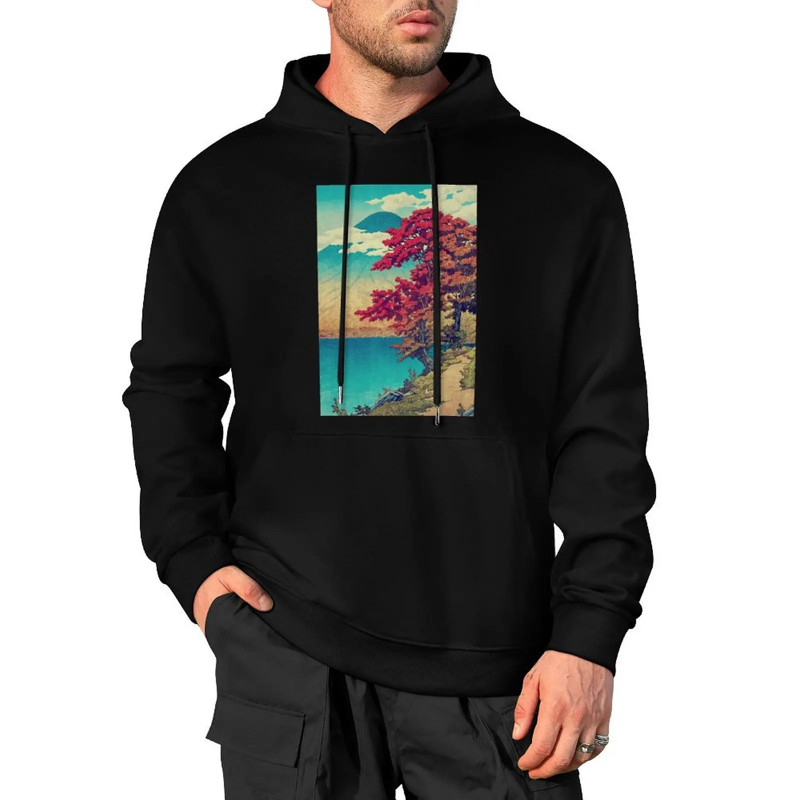 

The New Year in Hisseii - Nature Landscape Pullover Hoodie aesthetic clothing men's sweat-shirt set new hooded tee