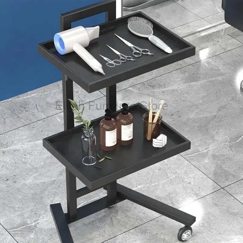 Folding Cart Salon Trolley Esthetician Supplies Salon Trolley Commercial Detailing Wagen Mit Rollen Pretty Furniture YN50ST