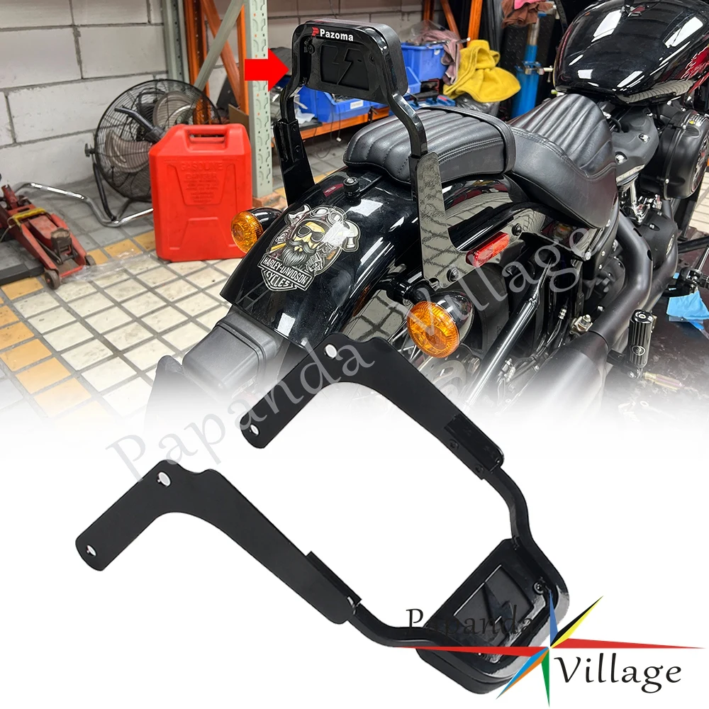 

Комплект пассажирских спинков в клубном стиле для Harley M8 Softail Street Bob FXBBS FXBB FLDE FLSL FXST Standard 2018-25