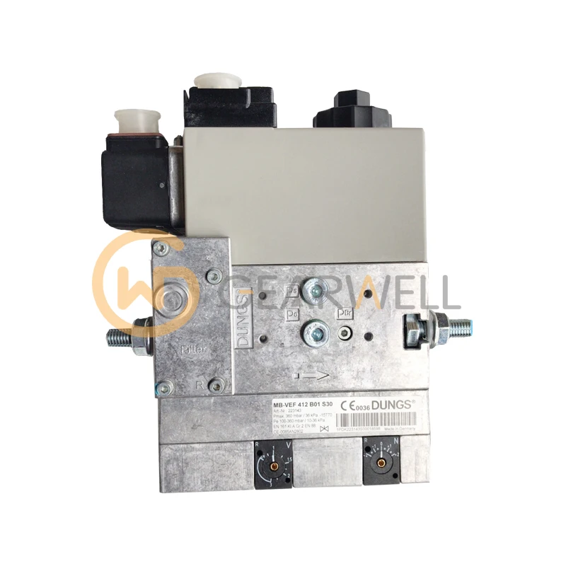 

GUNGS MB-DLE 420 B01 S20 Pmax 360mbar/36kPa-15T70 PBr 4 20 mbar/0.4-2 k Pa Gas solenoid valve