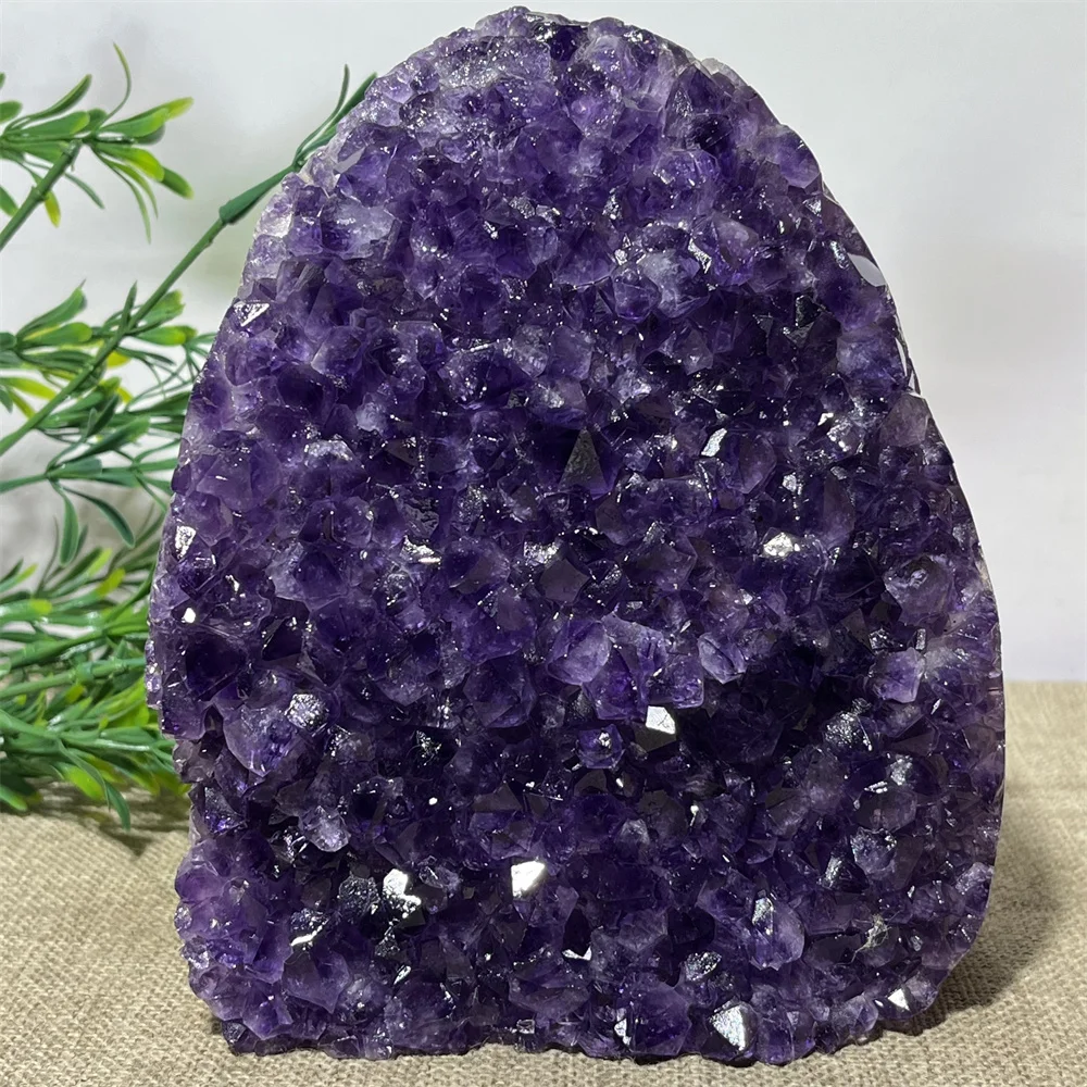 Amethyst Cluster Stone Quartz Free Form Specimen Crystal Natural Gemstone Geode Mineral Samples Feng Shui Home Decoration