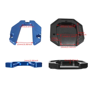 Universal Scooter Sepeda Motor Sepeda Kickstand Extender Kaki Sisi Berdiri Ekstensi Pad Dukungan Piring Anti-Selip Diperbesar Dasar 10 pelat samping penjualan terbaik - №