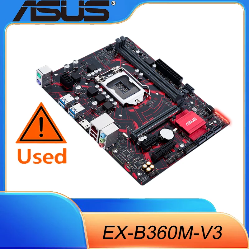 ASUS EX-B360M-V EX-B360M-V3 supports 8th generation, 9th generation 1151 DDR4 Motherboard
