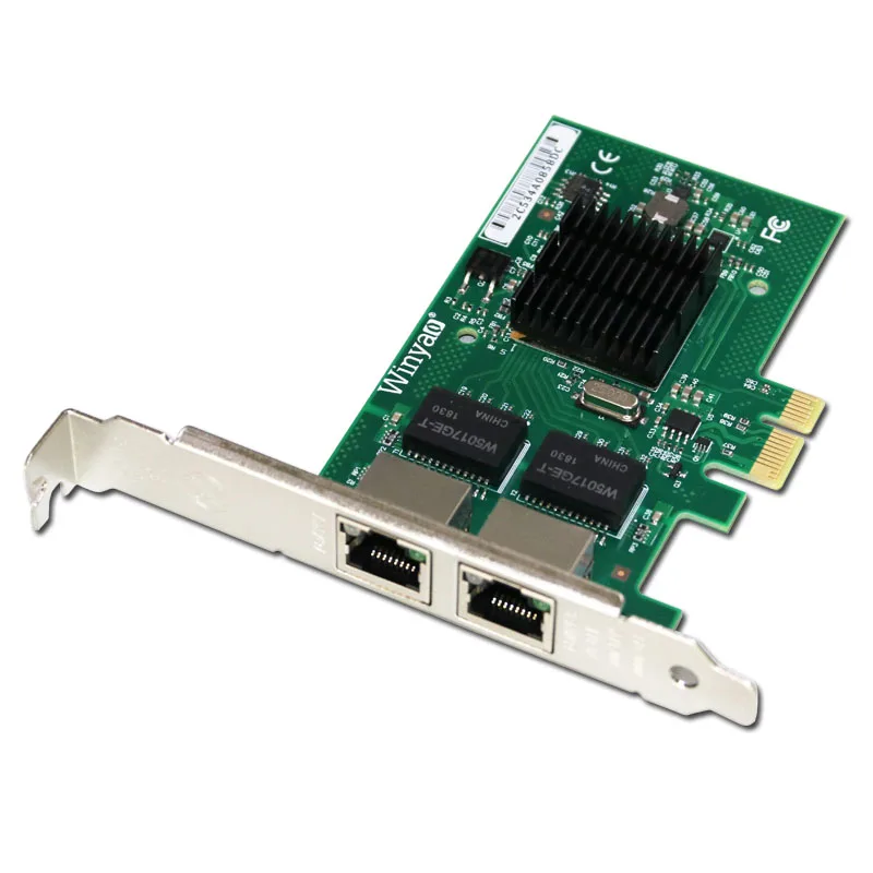 PC Computer Gigabit Ethernet PCI Express PCI-E Network Controller Card 10/100/1000Mbps RJ45 Lan Adapter Converter ISCSI BCM5709C