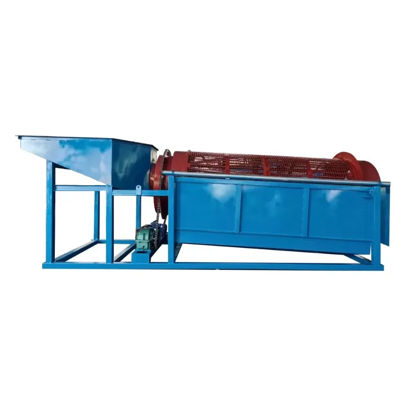 Deposit Price Heavy Duty Industrial Gravel Sand Trommel Screen Rotary Drum Vibrating Screen For Mining Quarry Sand Separation