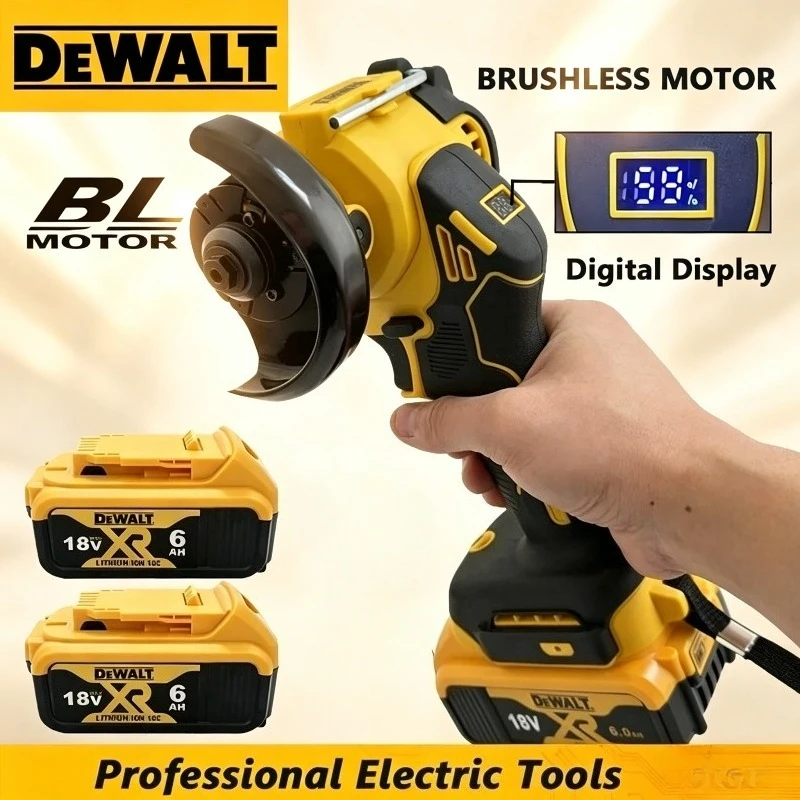 

Аккумуляторная угловая шлифовальная машина DeWALT, мини-полировальная и шлифовальная машина, электрический инструмент для резки, работающий от аккумулятора DeWALT.