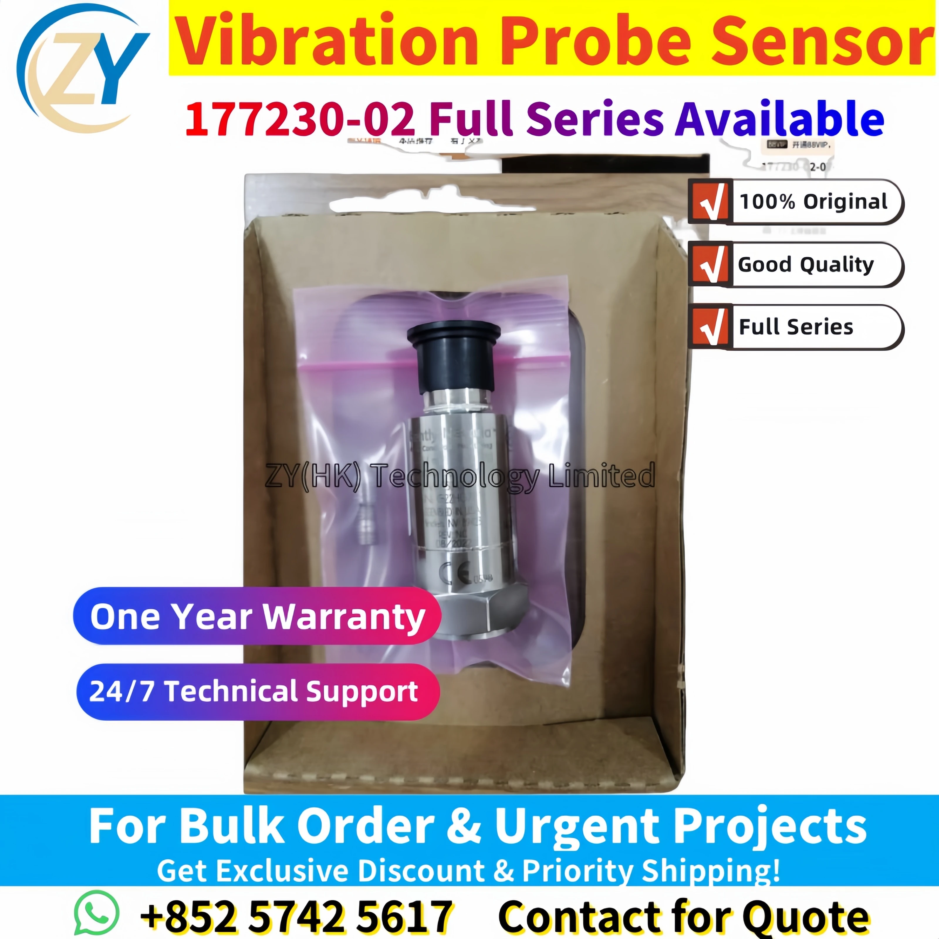100% Original 177230-02-01-05 Vibration Probe Sensor 172230 Series 177230-02-01 Available In Stock