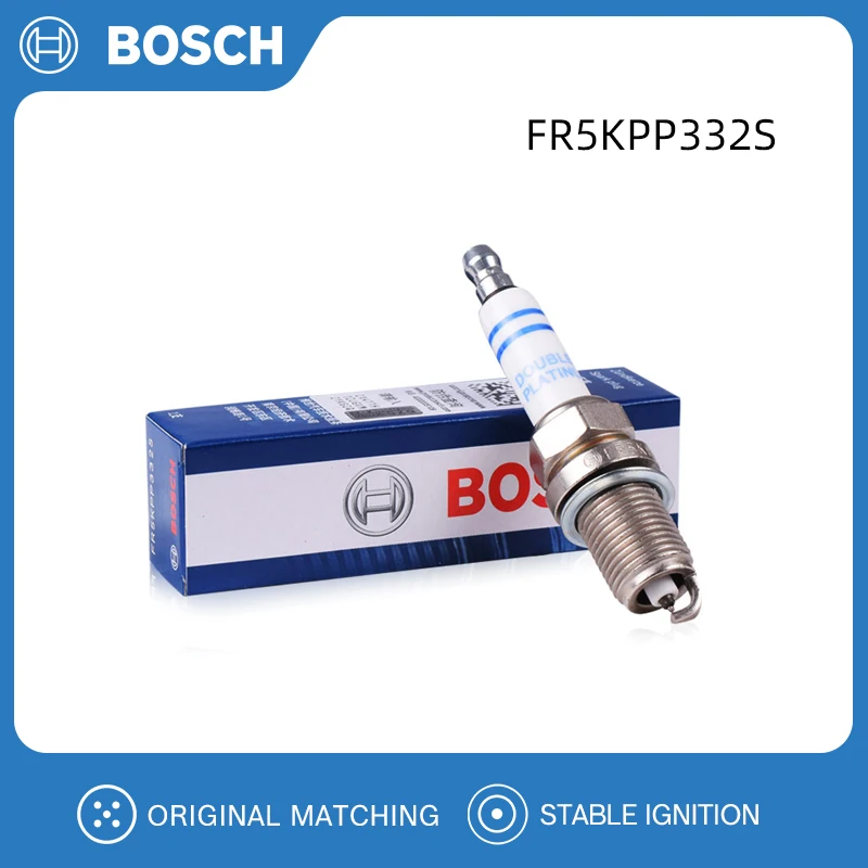 BOSCH 1/4/6 pcs FR5KPP332S Double Platinum Spark Plug Fits for Volkswagen Magotan B7L 1.8 EA 888 1.8T/2.0T/3.0T 101905631H