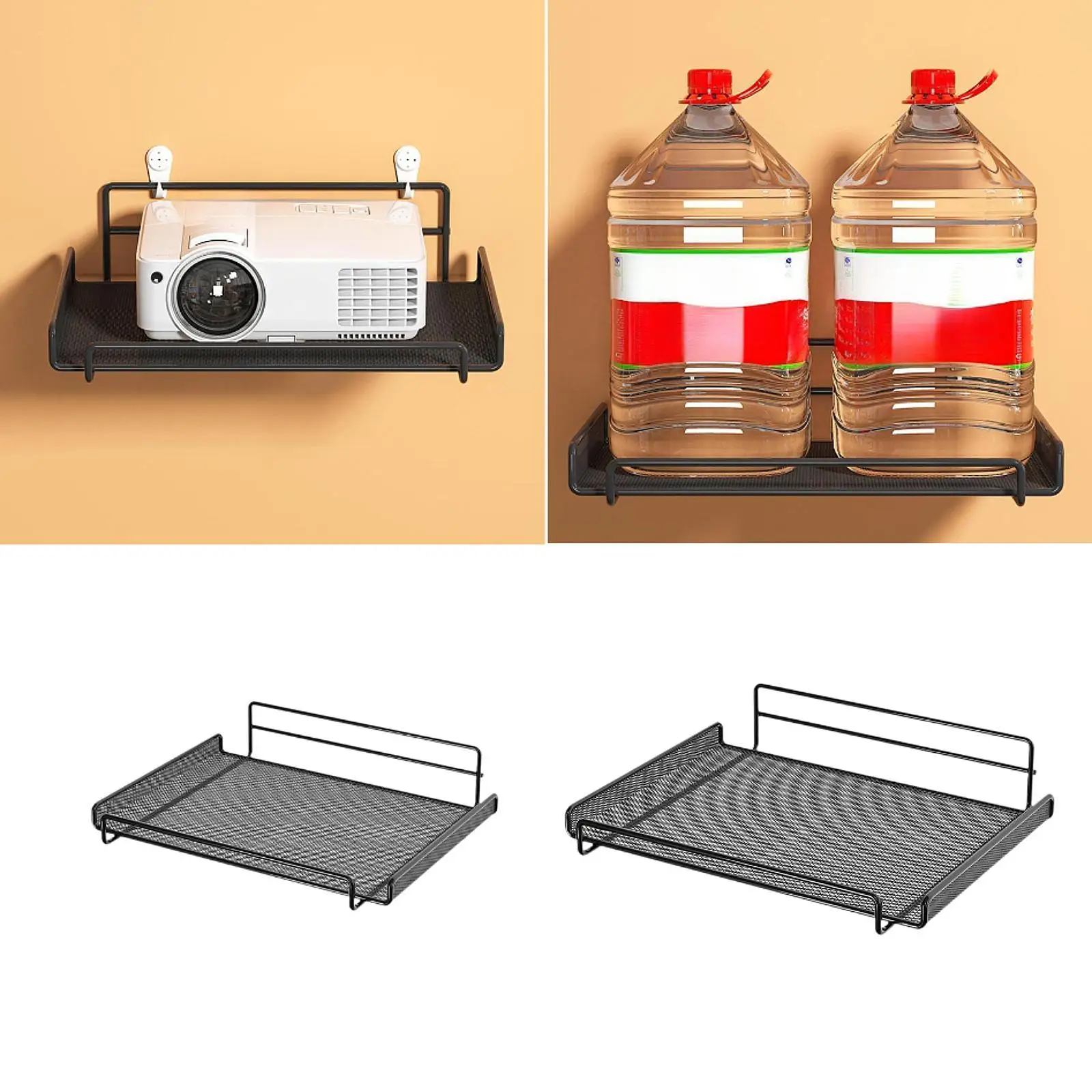 Полка для проектора, железная подвесная полка для гостиной, офиса, домашнего кинотеатра