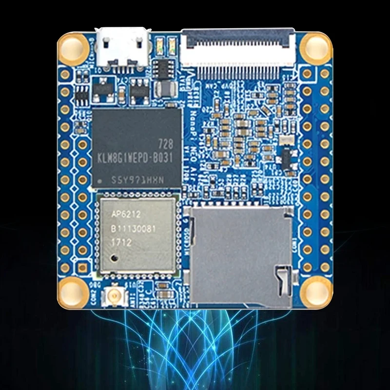 For Nanopi NEO Air Allwinner H3 4-Core Cortex-A7 512MB DDR3+8G EMMC Wifi Bluetooth Ubuntucore Mini IOT Development Board