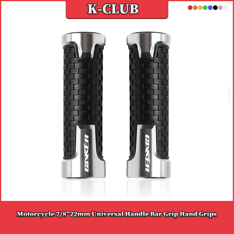 

Motorcycle 7/8"22mm Universal Handle Bar Grip Handlebar Hand Grips For SUZUKI GIXXER250SF GIXXER150