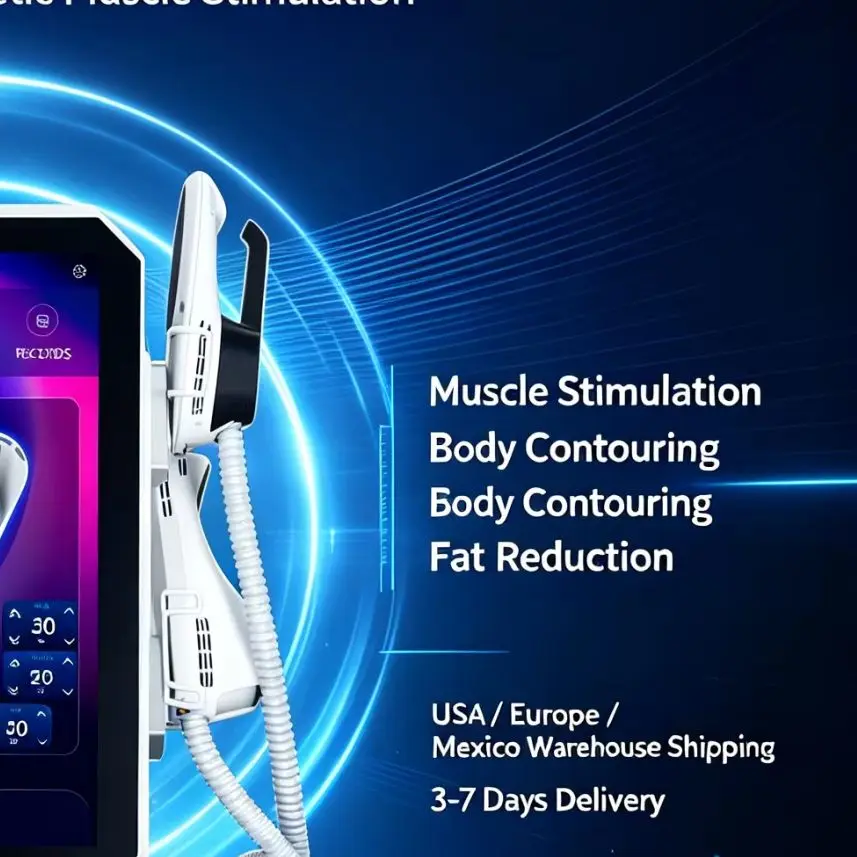 MYOslim Body Sculpt Device 20T 8500W HI‑EMT Muscle Building Body Shaping Beauty Machine For Commercial Use Fat Reduction