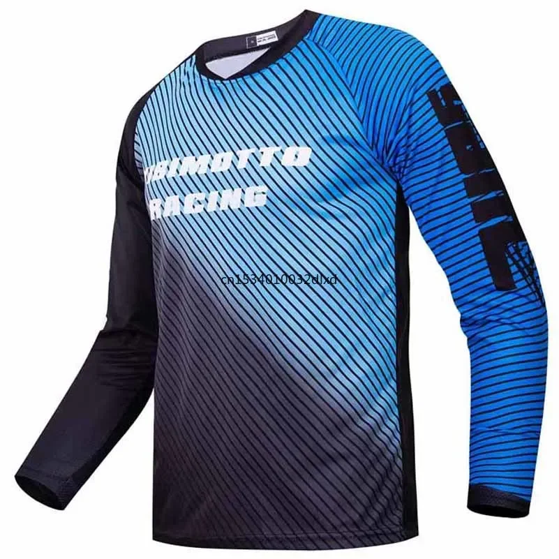 enduro downhill mountain bike mtb jersey mx moto racing motocross jersey off-road dirt bike shirts breathable