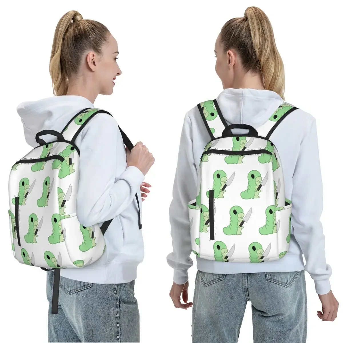 Hollow Knight Grub With A Knife Backpack Large Capacity Boys Girls BookBag School Bag Shoulder Bags for Men Women