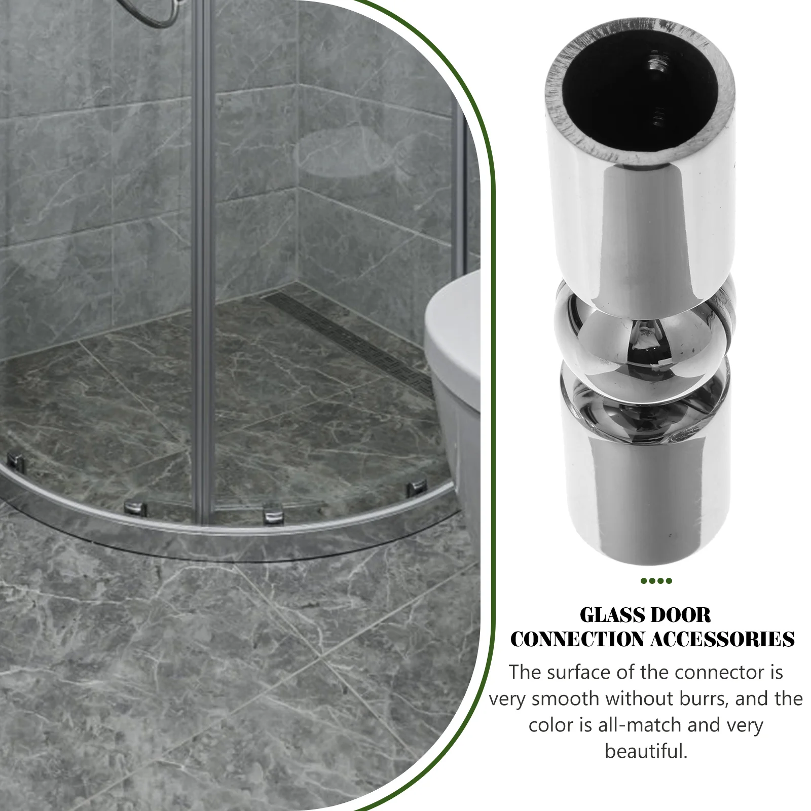 

Stainless Steel Round Tube Connector 90-180 Degrees Adjustable Zinc Alloy Corner Curtain Rod Elbow Hinge For Bathroom Kitchen