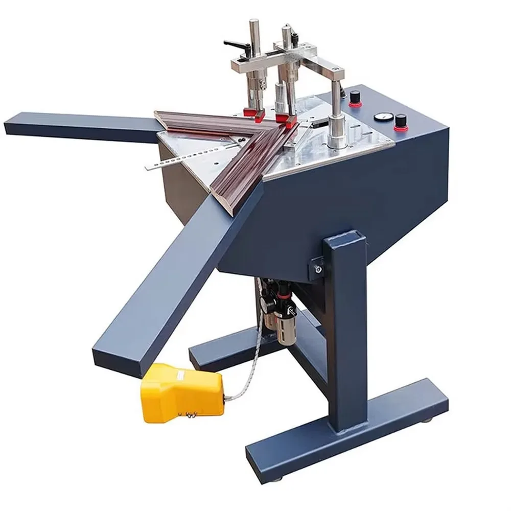 Pneumatic Wood PS Frame Underpinner Machine Manual V Nail Photo Frame Joining Tool for Picture Framing Workshop