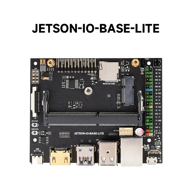 For Jetson Nano IO Base Lite DEV 4GB AI Artificial Intelligence Development Core Board Base GPIO Expansion Board Base Parts