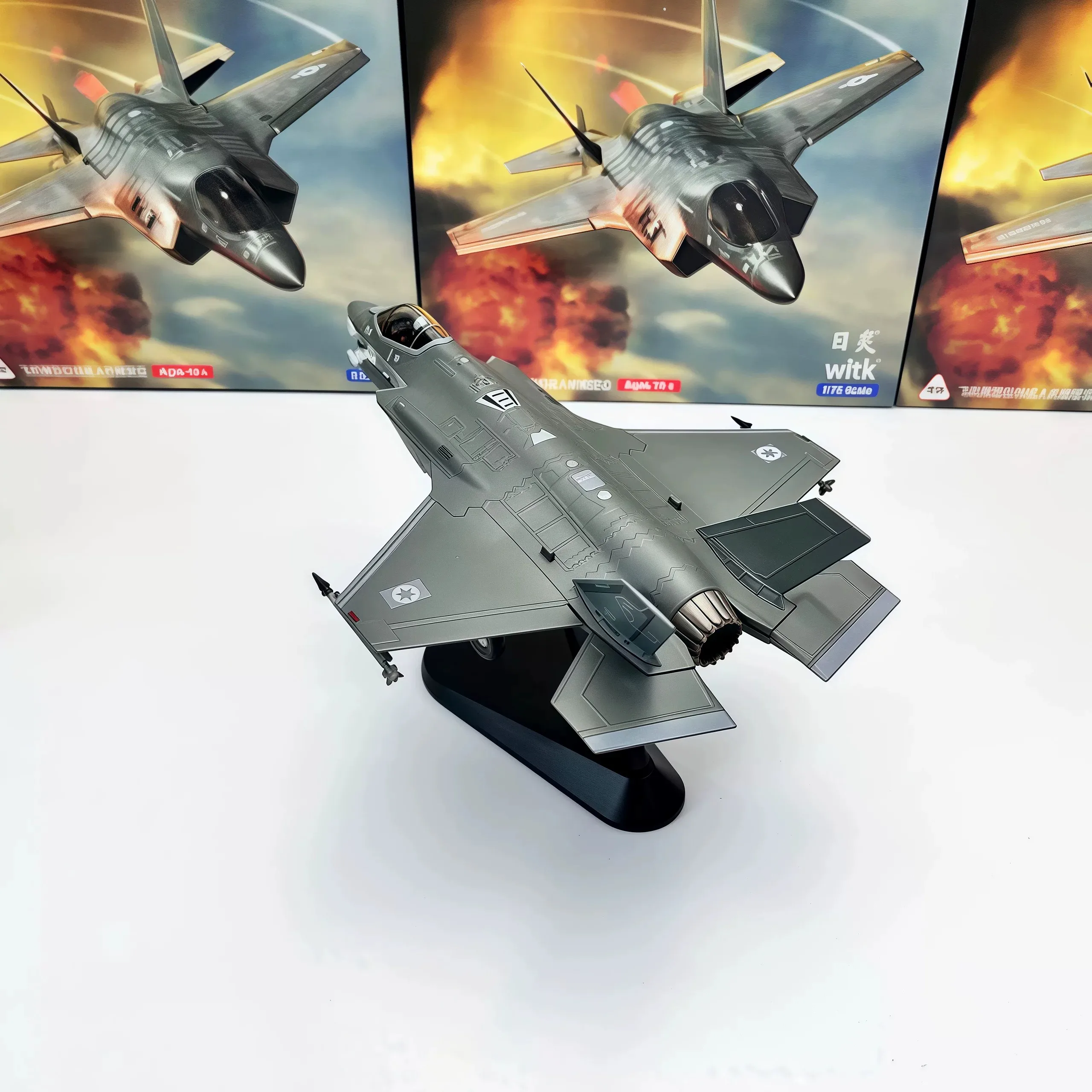 1/72 Scale Israel F-35 F-35I Stealth Fighter Diecast Metal Plane Model Finished Simulation Military Aircraft Hobby Collection
