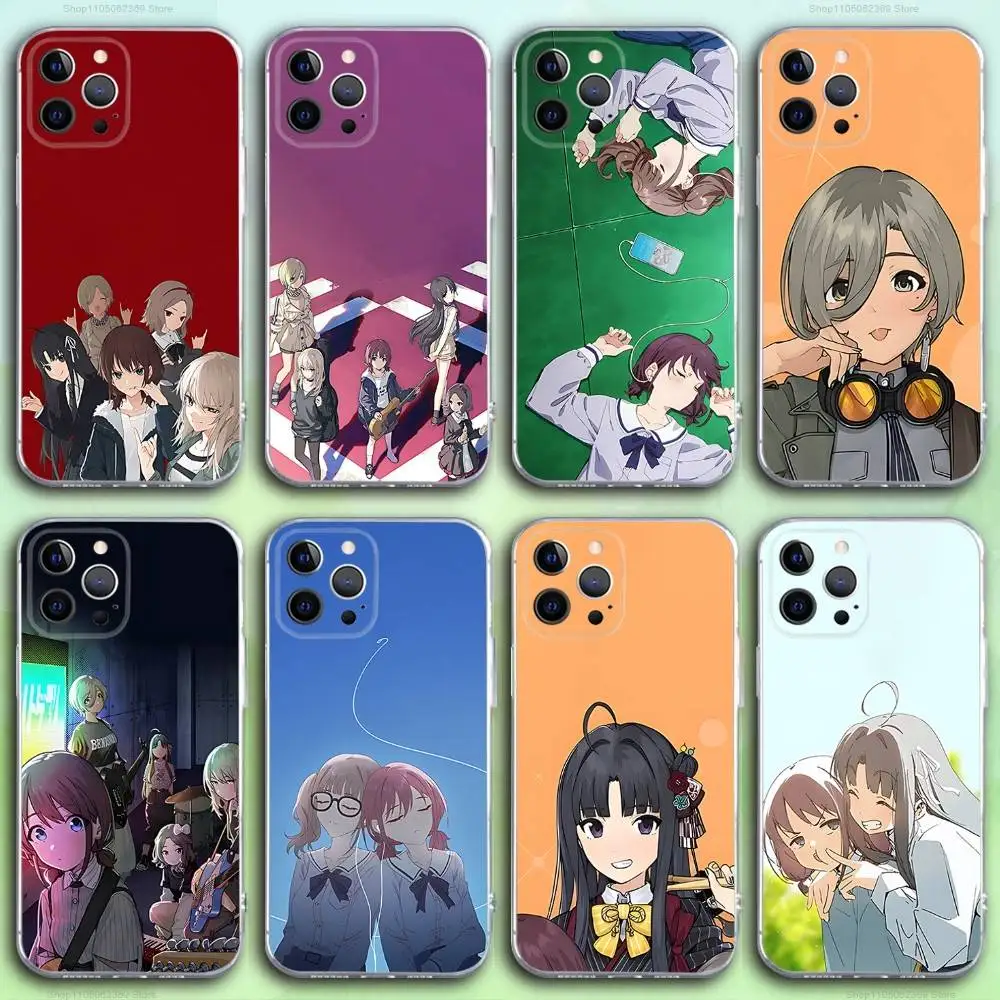 

G-Girl Anime BandS C-Cry Phone Case For iPhone 17,16,15,14,13,12,11 Pro,Max,Plus,X,XS,XR,SE4,E Mini Transparent Soft Cover