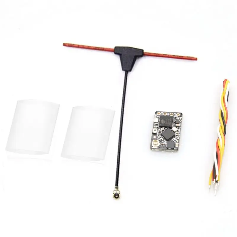 B78B-20PCS ELRS Receiver 2.4Ghz NANO Expresslrs Receiver CRSF With T-Type Antenna For RC FPV Traversing Drones Parts