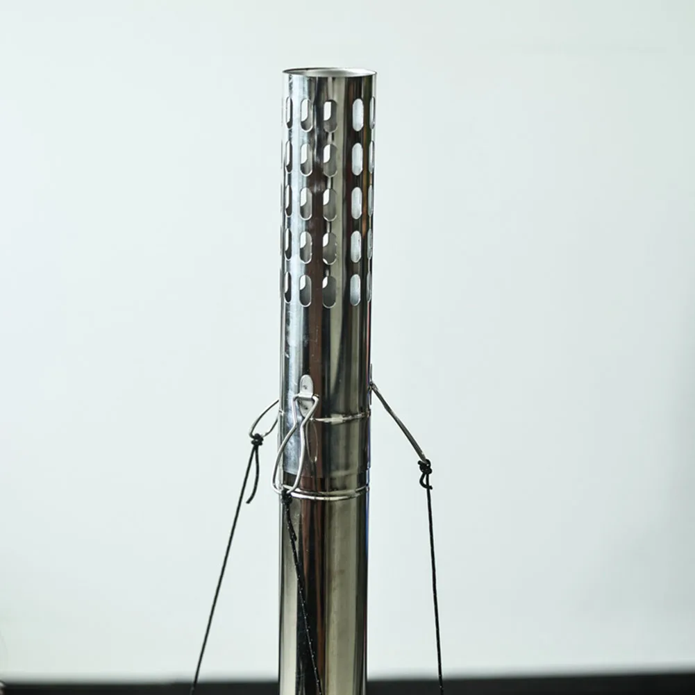 

Глушитель искр для дымохода из нержавеющей стали, аксессуар для походной печи-палатки, выхлопная труба для дровяной печи