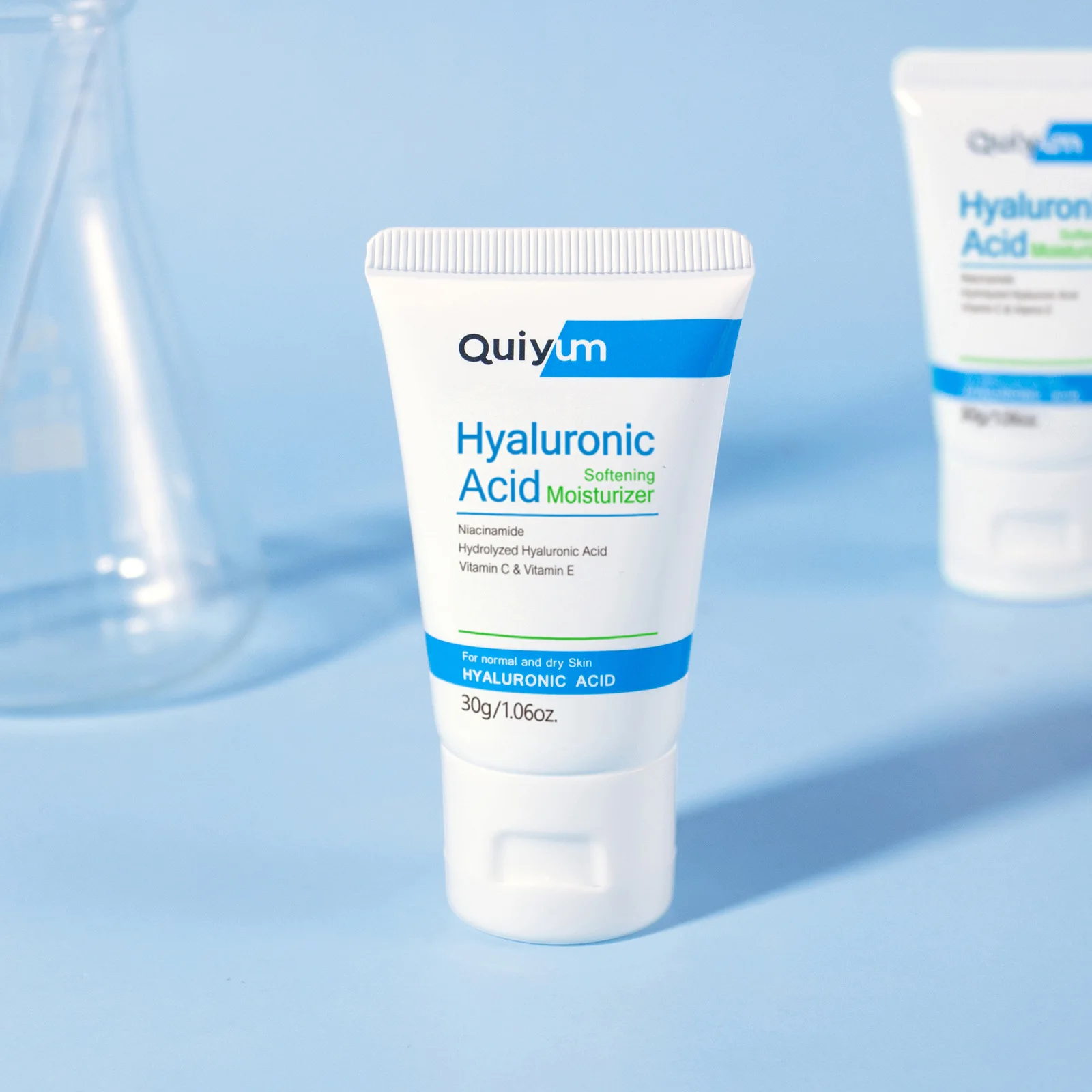 

Крем для лица QUIYUM с гиалуроновой кислотой, 30 г, увлажняющий, осветляющий крем для сухой кожи, антивозрастной уход против морщин