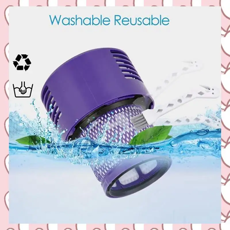 

HHTL 3 шт. фильтр для Dyson V10 SV12 Cyclone Animal Absolute Total Clean пылесосы аксессуары запасные части