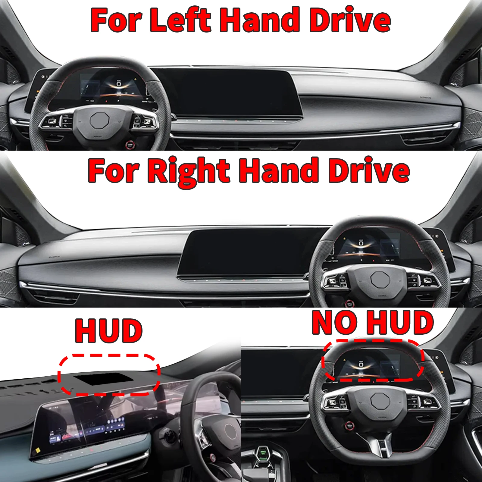 

fit for MG MG 7 MG7 2022-2026 Car Dashmat Accessories Dashboard Cover Pad DashMat Sunshade Protective Carpet Leather