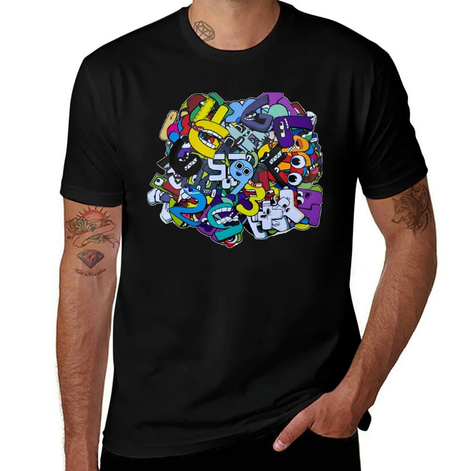 

Alphabet Lore And Number Lore T-Shirt affliction shirts football t shirt customs mens graphic t-shirts big and tall