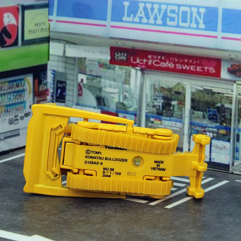 Takara Tomy Tomica NR 56 Komatsu Bulldozer D155AX-6 Legering auto Diecast Model Replica Serie Kinderen Geschenken Jongen Speelgoed