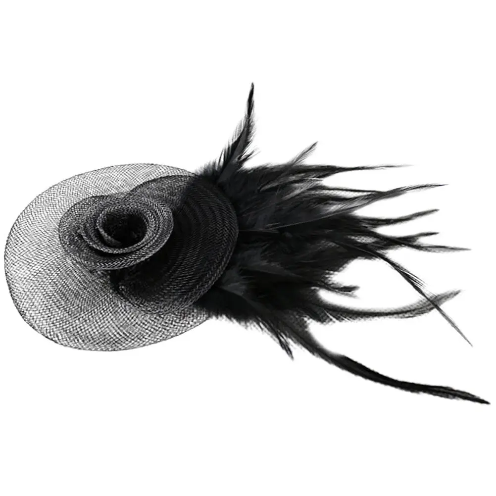 

Fascinators Hat Women Elegant Bridal Headdress Wedding Bride Tea Party Hat Banquet Headpiece Hair Accessories