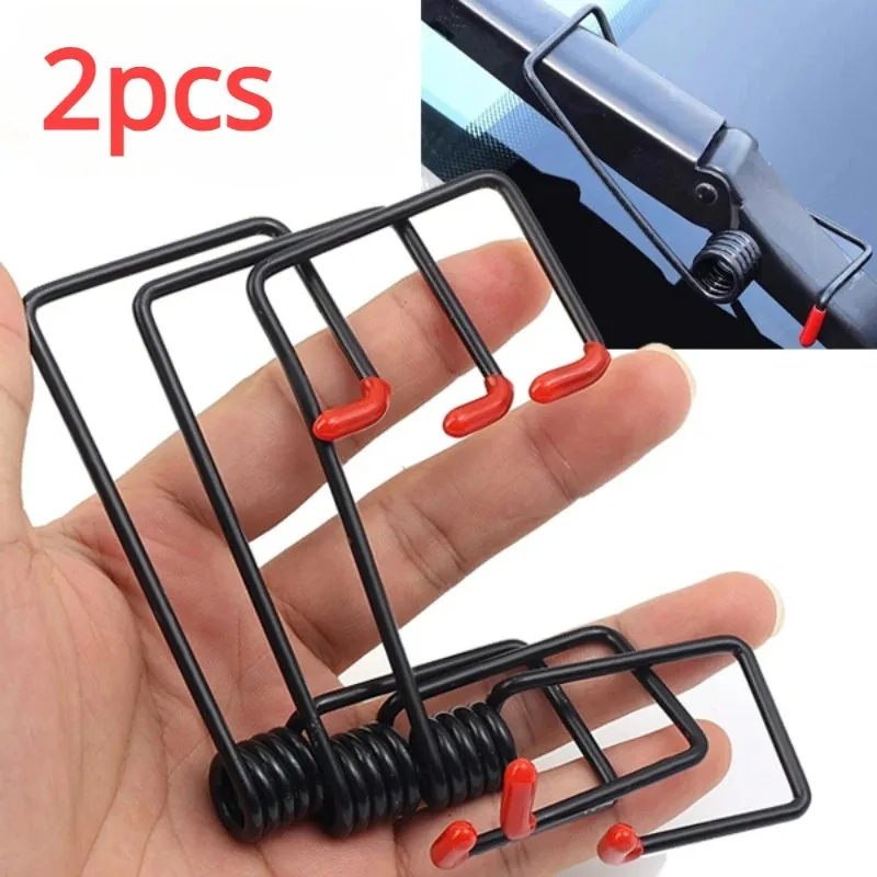 2pc Universal Auto Intelligente Scheibenwischer Arme Wischer Booster Frühling Legierung Gummi Scheibenwischer Frühling Auto Austauschbare Teile Werkzeuge