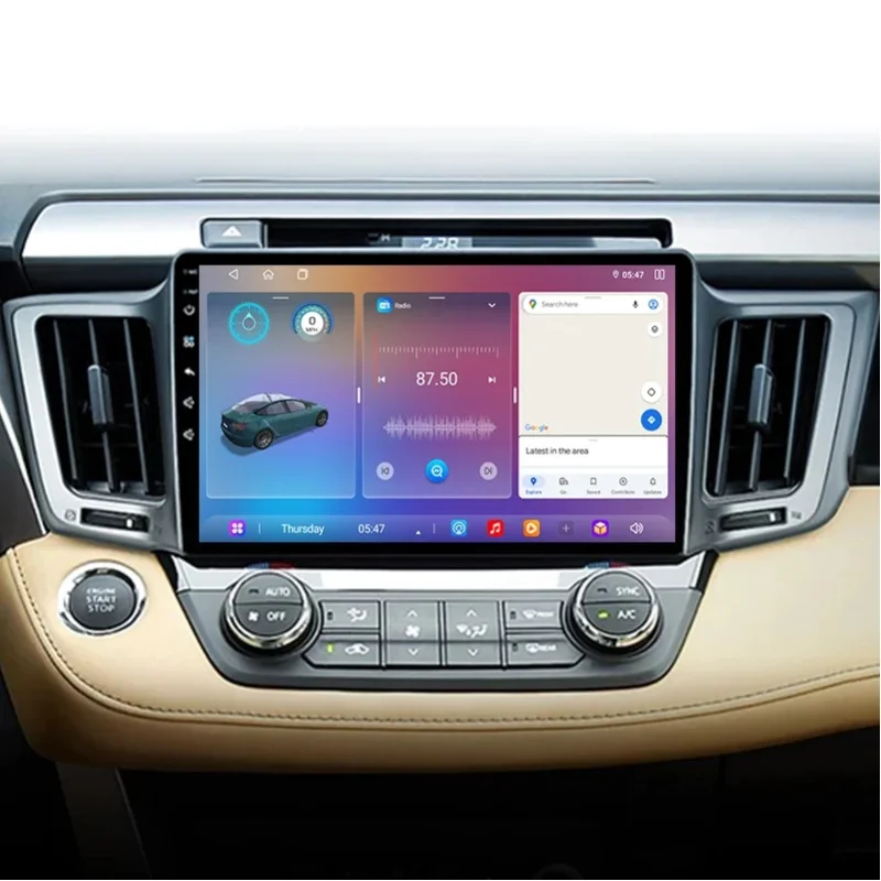 Srnubi Carplay Android Auto Multimedia-Player für Toyota RAV4 2012 2013-2018 2 Din Autoradio 4G Stereo GPS Navigation DSP Audio