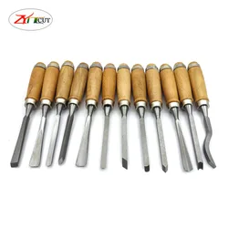 DIY 목재 끌, 목공 도구, 나무 조각 칼, 조각 끌, 손 조각 칼, 목공 피어싱 도구 칼, 12 개