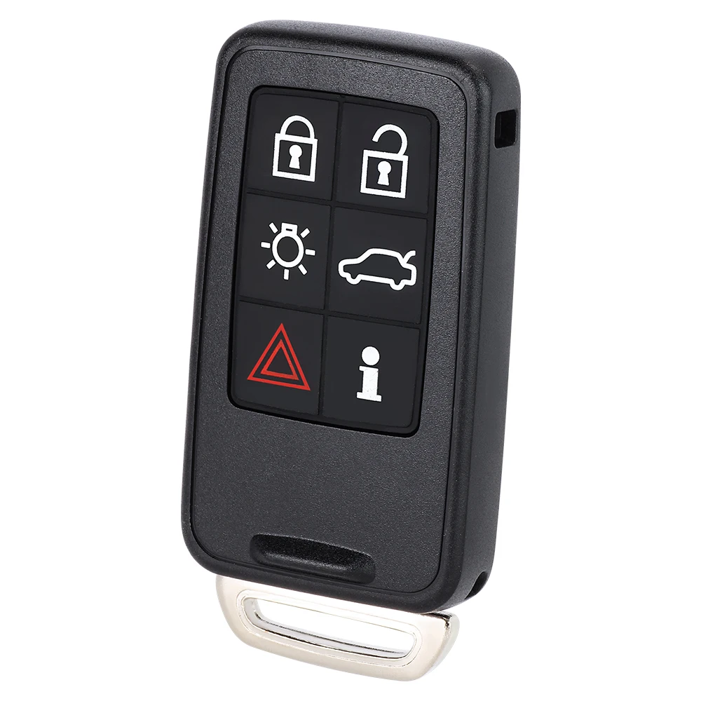 DIYKEY KR55WK49266 / 5WK49225 Keyless Go Smart Remote Key Fob 6 Button FSK 902MHz / 868MHz 434MHz for VOLVO S60 S80 V40 V60 V70