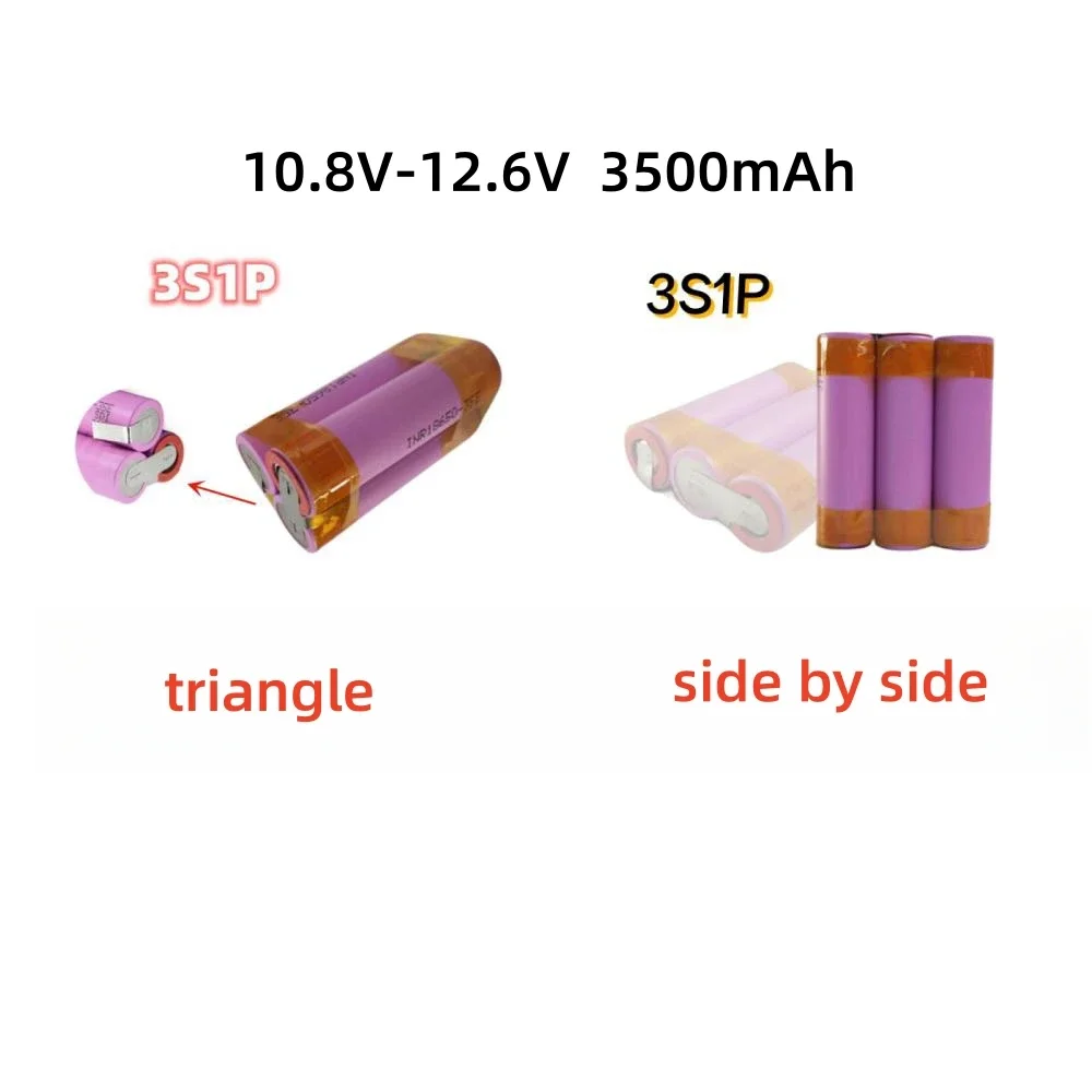 18650 rechargeable battery 35E 3.7V 3500mAh 2S 3S 4S 5S 6S   Lassen Battery